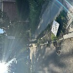 Damaged Sign at 133–139 Columbia St, Brookline 02446