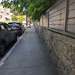 Sidewalk Obstruction at 182 Walnut St