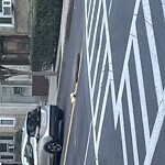 Damaged Sign at 77 Pleasant St, Brookline 02446