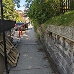 Sidewalk Obstruction at 148 Walnut St