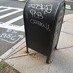 Graffiti at 23 Fairbanks St