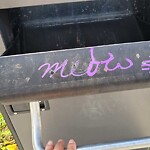 Graffiti at Washington St @ Walnut St