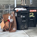 Trash/Recycling at 17 E Milton Rd