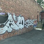 Graffiti at 370 Boylston St