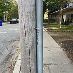 Graffiti at 55 Sewall Ave