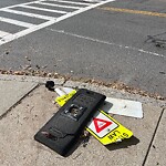 Damaged Sign at 315 Saint Paul St