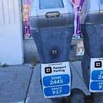 Broken Parking Meter at 1629 Beacon St