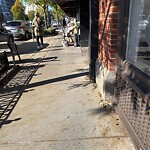 Sidewalk Obstruction at 1334 Beacon St Sidewalk Obstruction at 1334 Beacon St