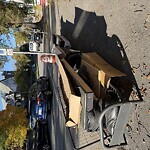 Sidewalk Obstruction at 753 Boylston St, Chestnut Hill