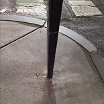 Damaged Sign at 289 Harvard St