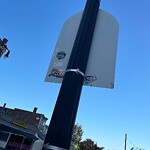 Graffiti at 1661 Beacon St