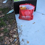 Trash/Recycling at Harvard St Opp Verndale St