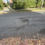 Pothole at 1–15 Norfolk Rd, Chestnut Hill
