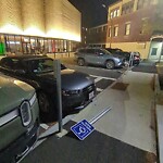 Damaged Sign at 1354 A Beacon St