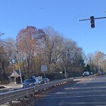 Streetlight at Boylston St, Chestnut Hill