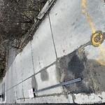 Damaged Sign at 264 Aspinwall Ave