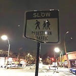 Damaged Sign at 42.33 N 71.12 W