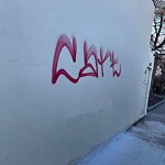 Graffiti at 444 Harvard St