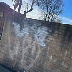 Graffiti at 326 Harvard St