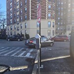 Damaged Sign at 18 Pleasant St