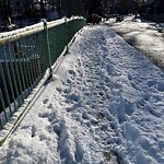 Unshoveled/Icy Sidewalk at 101 Sumner Rd