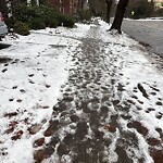 Unshoveled/Icy Sidewalk at 289 Clinton Rd