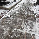 Unshoveled/Icy Sidewalk at 25 Marion St