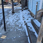 Unshoveled/Icy Sidewalk at 1 Roberts St