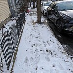 Unshoveled/Icy Sidewalk at 11 Hart St