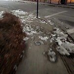 Unshoveled/Icy Sidewalk at 282 Cypress St