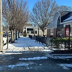 Unshoveled/Icy Sidewalk at 1228 Boylston St, Chestnut Hill
