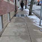 Unshoveled/Icy Sidewalk at 90 Cypress St