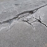 Pothole at 41 Marion St