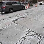 Pothole at 45 Marion St