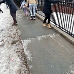 Unshoveled/Icy Sidewalk at 26 Chesham Rd